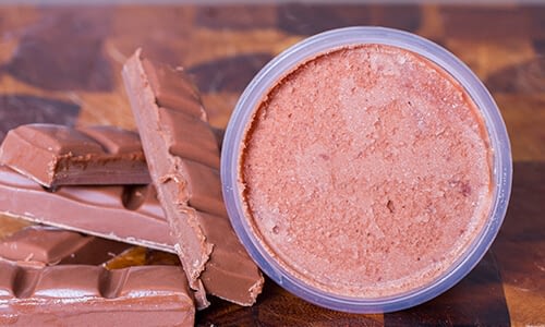 Naughty Little Kids chocolate flavoured gelato